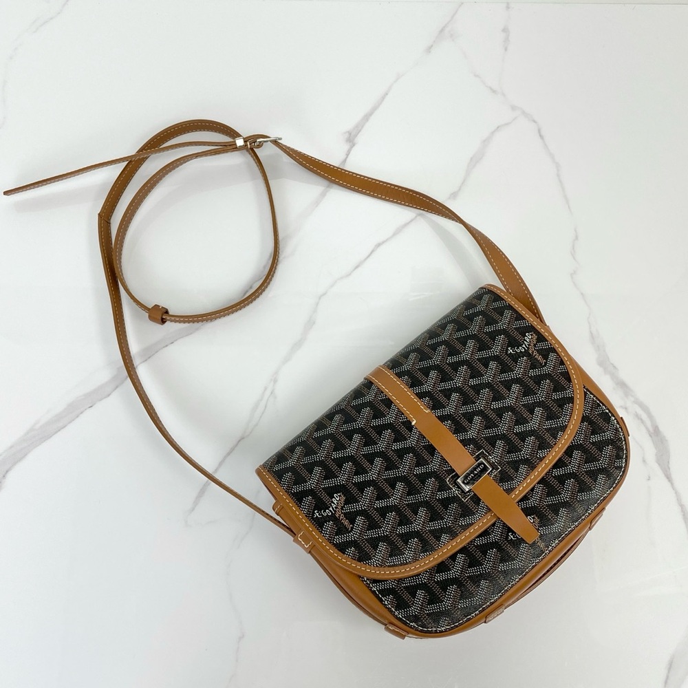 Goyard Goyardine Belvedere PM Bag